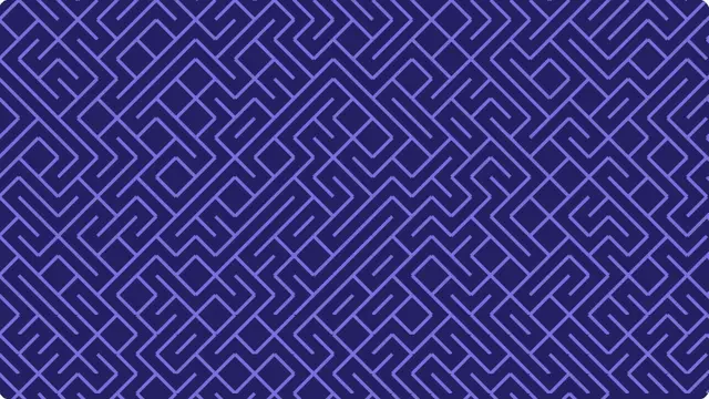 10 PRINT Screensaver running fullscreen