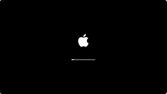 Fake iPad Update Screen running fullscreen