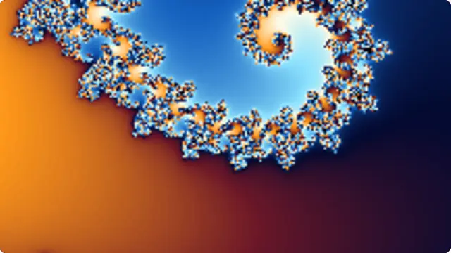 Fractal Screensaver running fullscreen