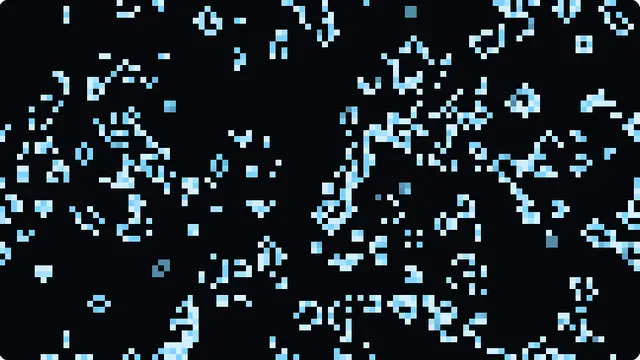 Game of Life Screensaver running fullscreen