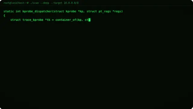Hacker Typer running fullscreen