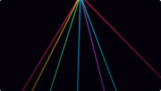 Laser Screensaver running fullscreen