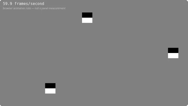 Response Time Test running fullscreen