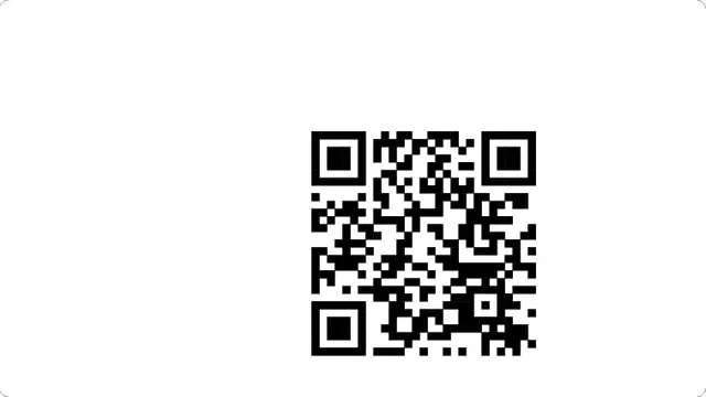 QR Code Screensaver running fullscreen