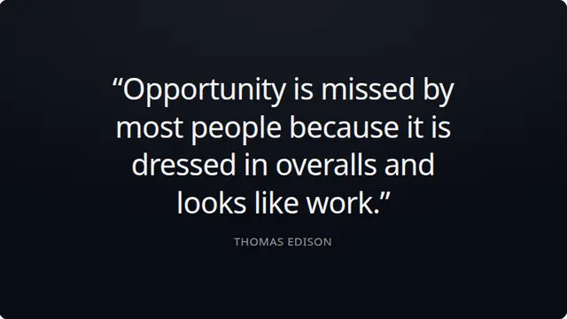 Motivational Quote Screensaver running fullscreen
