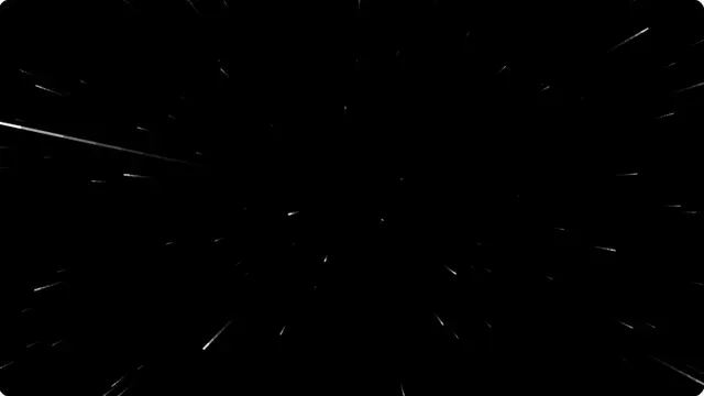 Starfield Screensaver running fullscreen